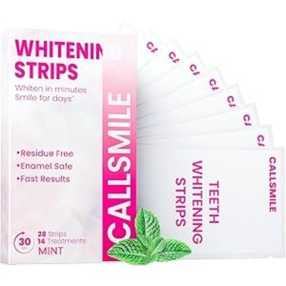 Lot 4 Boxes CALLSMILE Teeth Whitening Strips - 14 Treatments each Enamel Safe  N - Picture 2 of 7